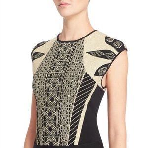 Ted Baker Jenkin Knitted Jacquard Skater Dress, 3